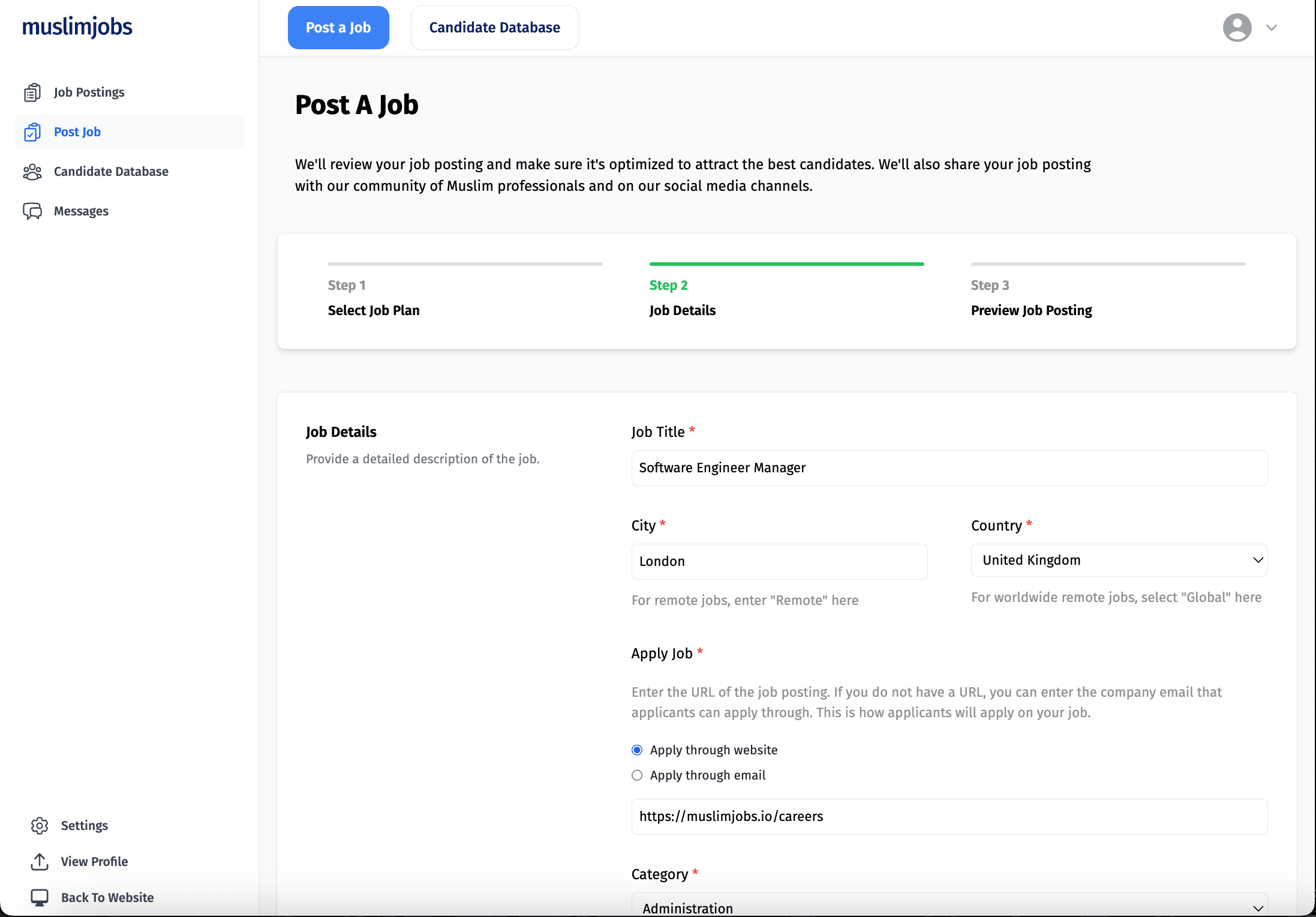 Product screenshot